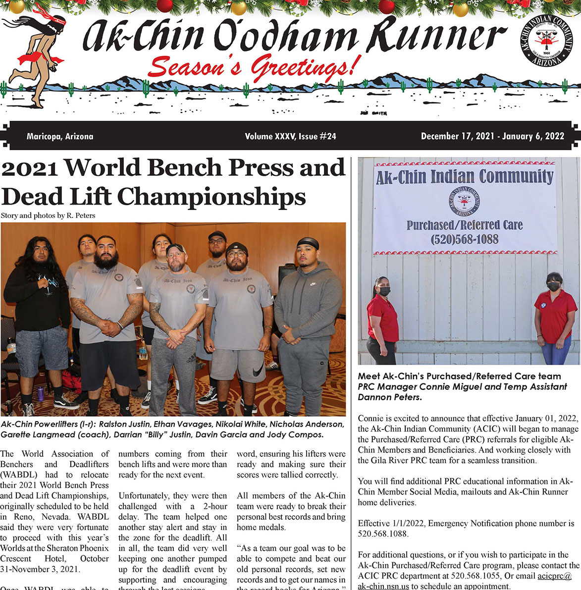 Volume Xxxv Issue Official Website Of The Ak Chin Indian Community